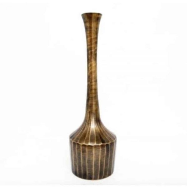 53.5cm Gold Cut Vase
