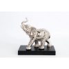 Silver Elephant On Base H18cm