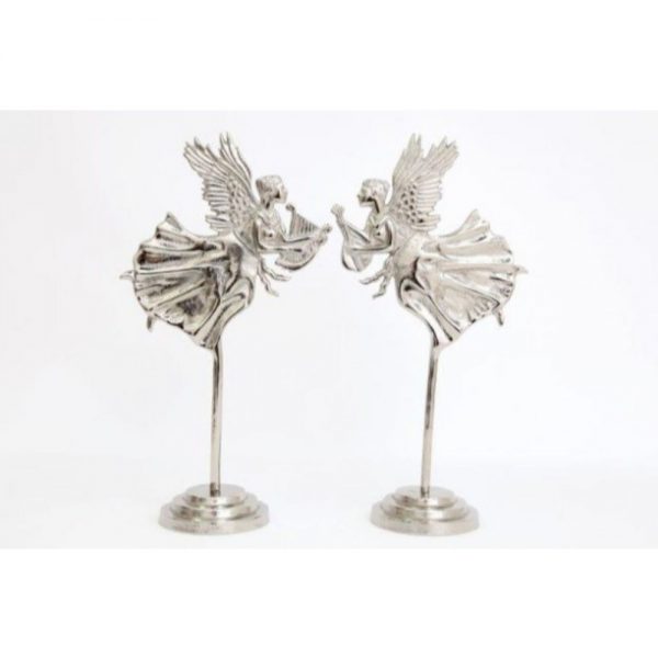 Pair Of Angels On Stand