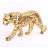 Gold Leopard Ornament 41x18cm