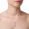 Drop Pendant Clear Stone