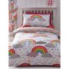 Clouds and Rainbows Reversible Single Duvet Set