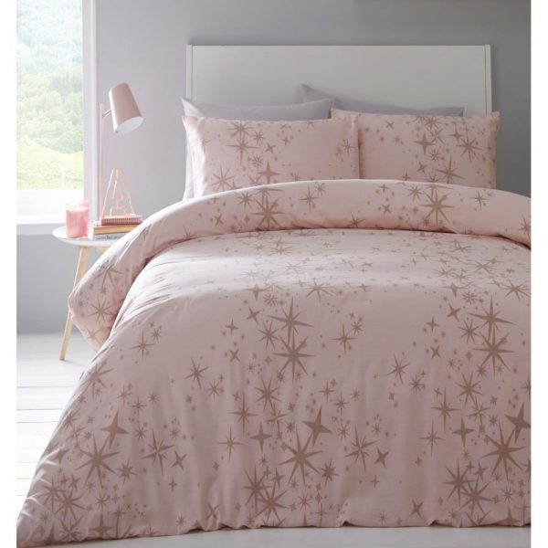 Glitter Stars Single Duvet Set