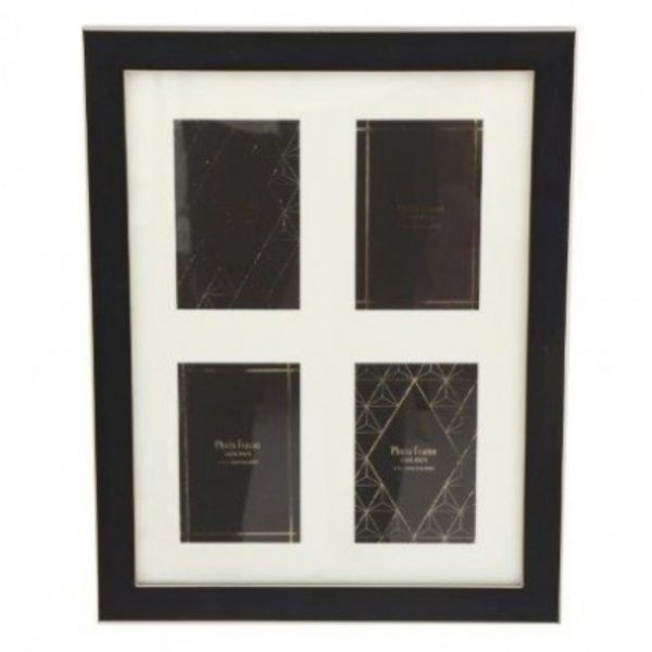 4X6 inch Black And Gold Multi Frame