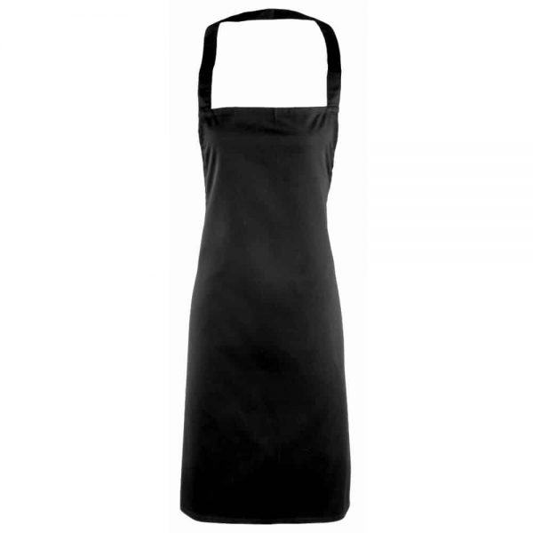 Essential Bib Apron Black