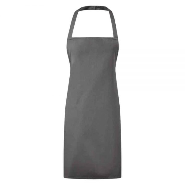 Essential Bib Apron Grey