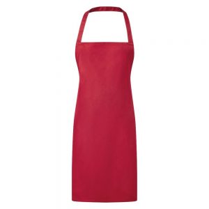 Essential Bib Apron Red