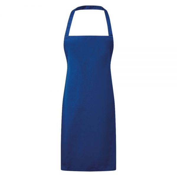 Essential Bib Apron Royal Blue