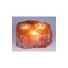 Himalayan Salt Triple Tealight Holder