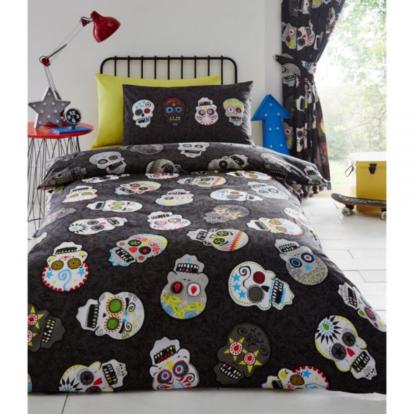 Duvet Set Sugar Skulls Single