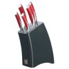 Kyu Fire 5 Piece Knife Block Set