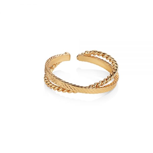 Rope Style Twist Ring