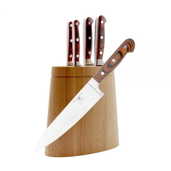 Grunwerg Rockingham Forge Knife Block 6 Piece