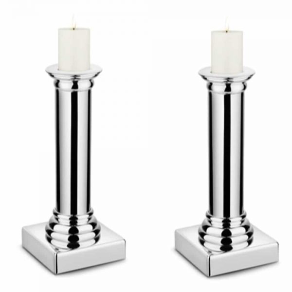 Newbridge Silverplated Set of 2 Candle Sticks