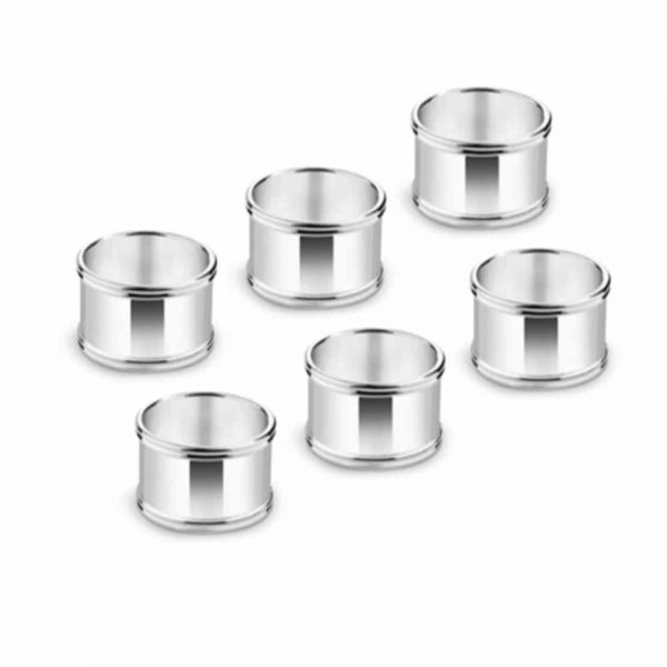 Newbridge Silverplated Napkin Rings set of 6