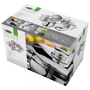 Stellar 1000 5 Piece Saucepan Set