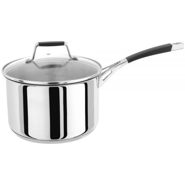 Stellar Induction Stainless Steel 20CM Saucepan