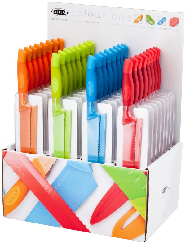 Stellar Colourtone 18cm Bread Knife