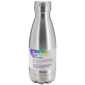 Smidge Insulated Bottle Steel 325ML