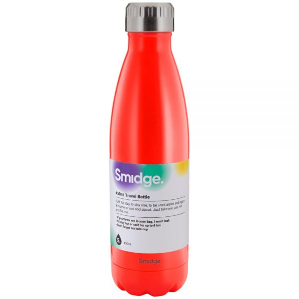 Smidge Insulated Bottle Coral 450ML