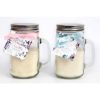 13cm Set of Garden Mason Jar Candle