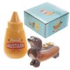 Sausage Dog and Mustard Salt and Pepper Set