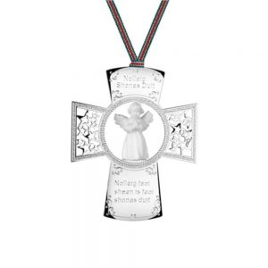 Cross with Angel Ornament