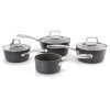 Stellar Rocktanium 4 Piece Saucepan Set Non-Stick