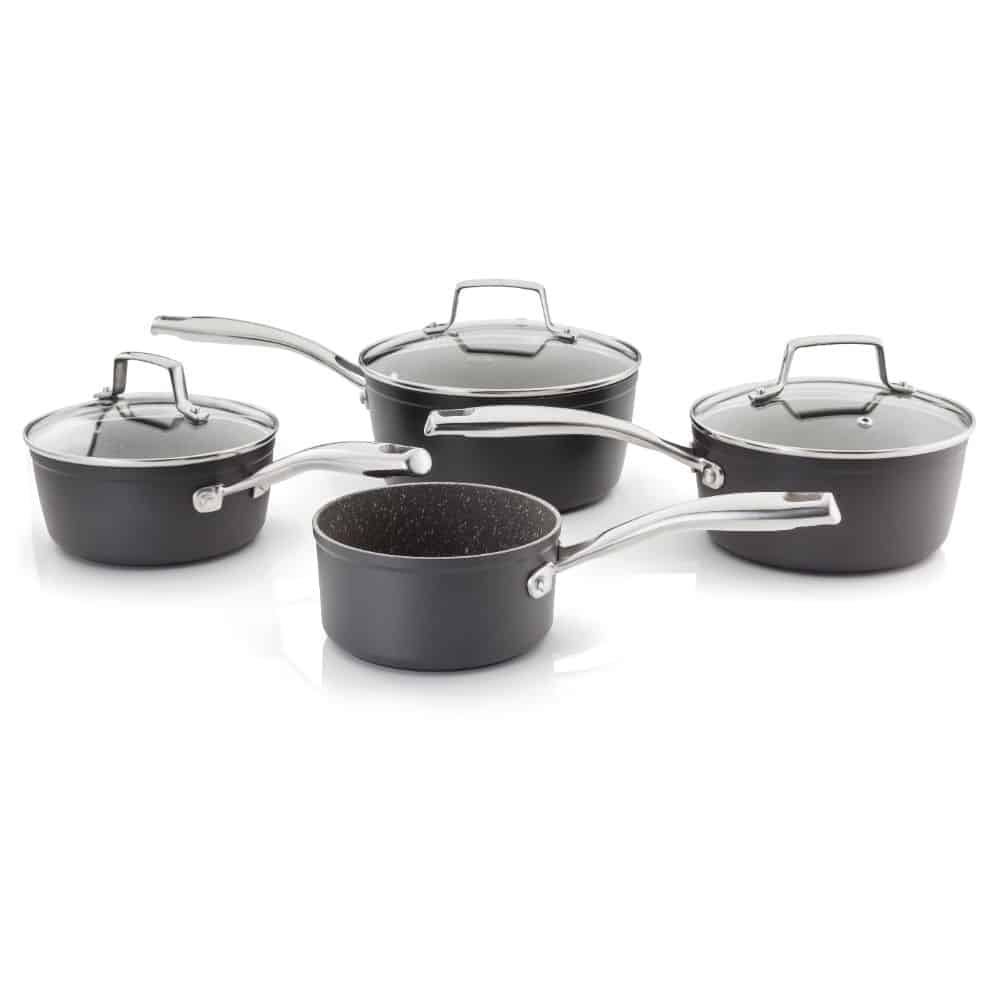 Stellar Rocktanium 4 Piece Saucepan Set Non-Stick