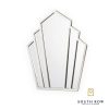 Odessa Fantail Mirror Silver Leaf 78x72cm