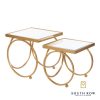 Winston Set of 2 Gold Nesting Tables