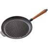 Stellar Cast Iron Grill Pan Round 28cm