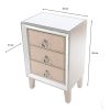 Hayden 3 Drawer Mirrored Locker