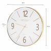 Clockworks Gold Modern Clock 50cm