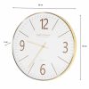 Clockworks Gold Modern Clock 50cm