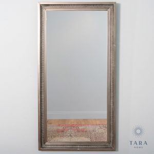 Bordeaux Leaner Mirror Antique Silver