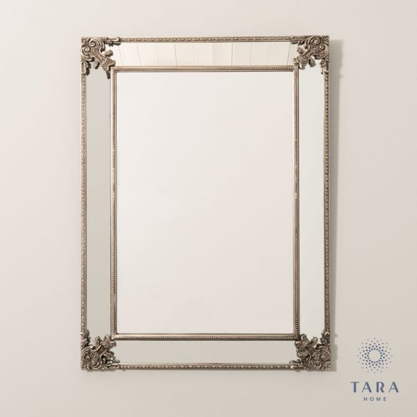 Venetian Large Silver Wall Mirror