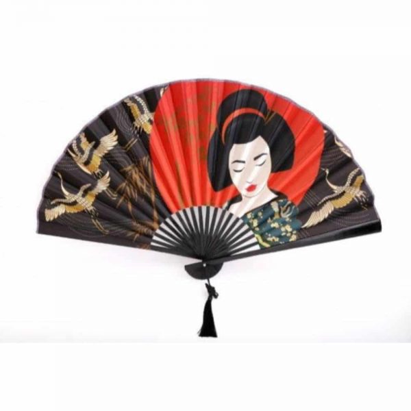 Geisha Hanging Wall Fan 85cm