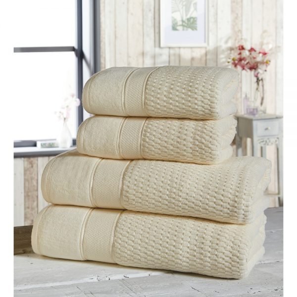 Cream Royal Velvet Bath Towel