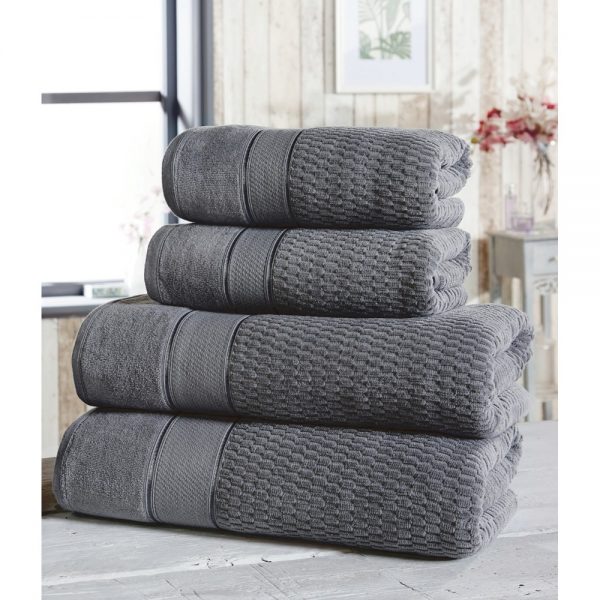 Grey Royal Velvet Bath Sheet