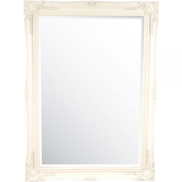 Swept Cream Mirror 60x90cm