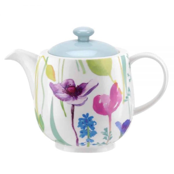 Portmeirion Water Garden Ceramic Teapot 1.35L