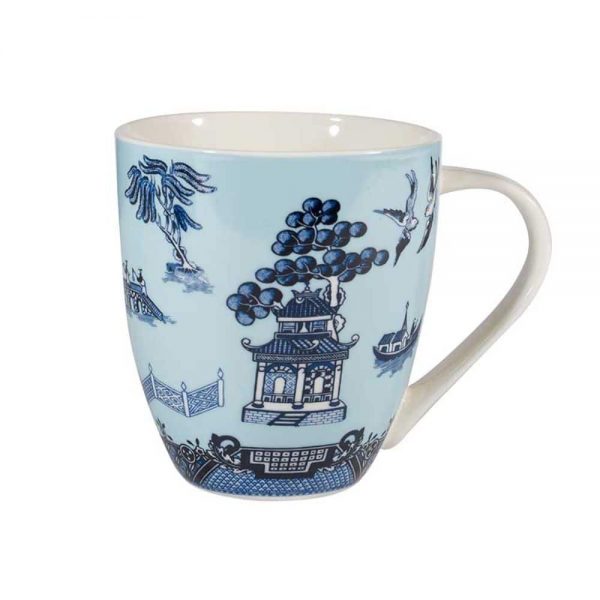 Blue Willow Crush Mug Blue 500ml