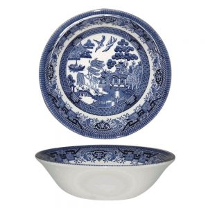 Blue Willow Oatmeal Bowl 15.5cm