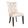Crushed Velvet Cream Chair 55x46x97cm