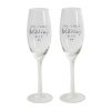 Amore Champagne Flute Set On Your Wedding Day