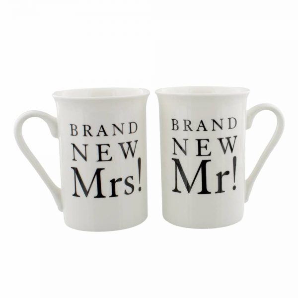 Pair Mugs Brand New Mr/Mrs