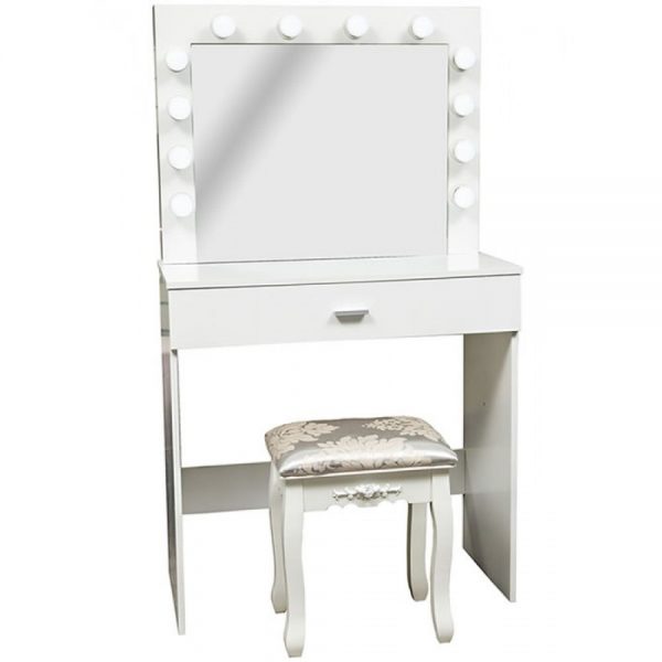 Lights Dressing Table with Stool