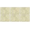 Pimpernel Marigold Green Six Placemats & Coasters