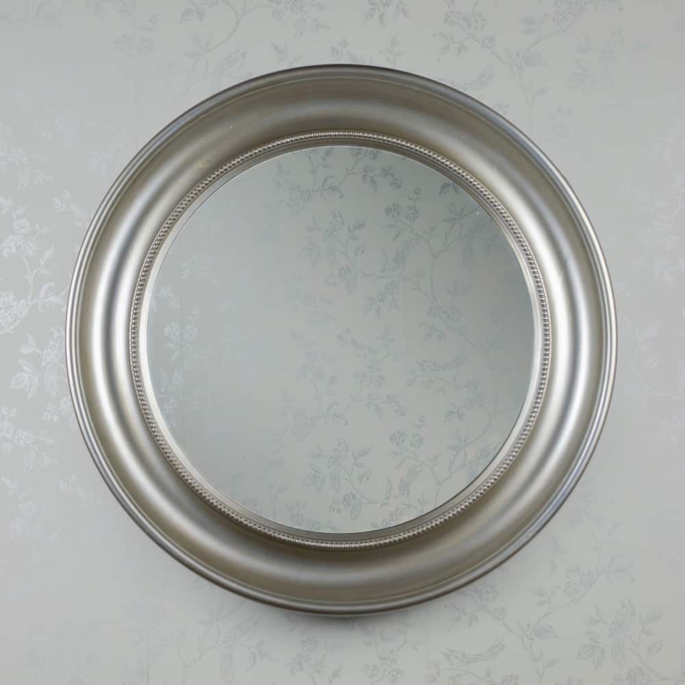 Reflections Champagne Mirror Beaded Rnd 90cm